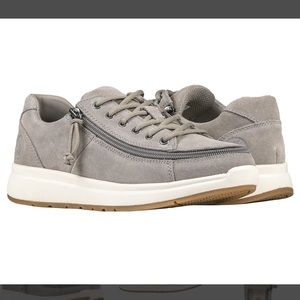 WOMEN'S GREY SUEDE BILLY COMFORT LOWS
